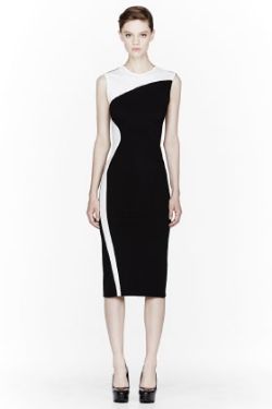 Stella McCartney Black Compact Jersey Dress