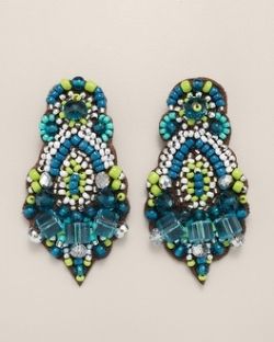 Chico's Zwena Clip Earrings