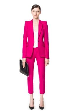 Zara Blazer with Puffed Shoulders