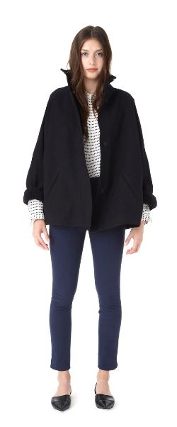 Apiece Apart Helena Cropped Blanket Coat