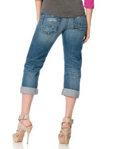 AG Jeans Secret Fit Belly Boyfriend Fit Maternity Crop Jeans
