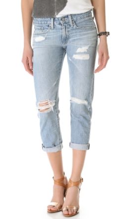 AG Adriano Goldschmied Piper Slouchy Slim Crop Jeans