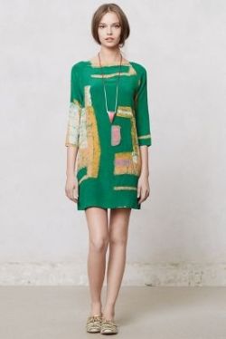 Anthropologie Linter Dress