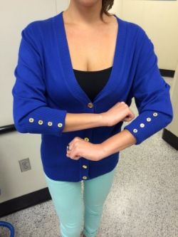 Kim Shops Ross - Blue Cardigan