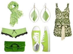 Absinthe green fashion