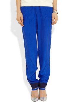 Lanvin Silk Track Pants