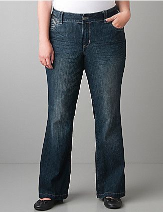Lane Bryant Lightly Flared Jean
