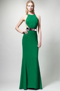 Stella McCartney Belted Contour Gown