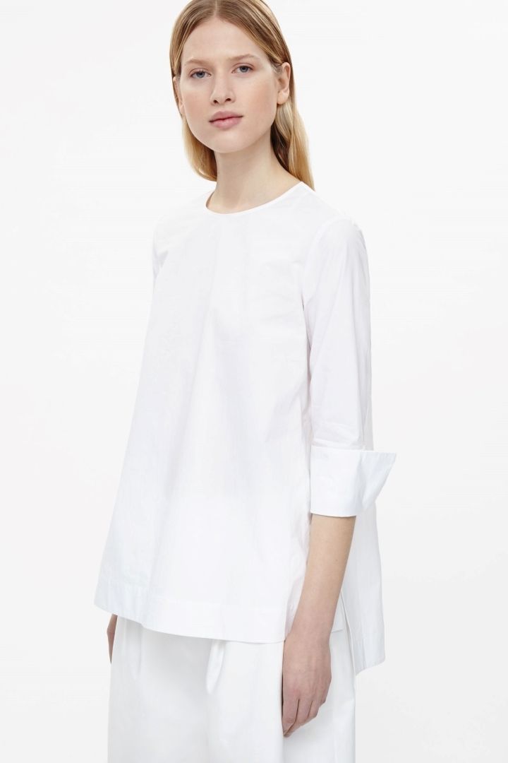 COS Cuffed Cotton Top