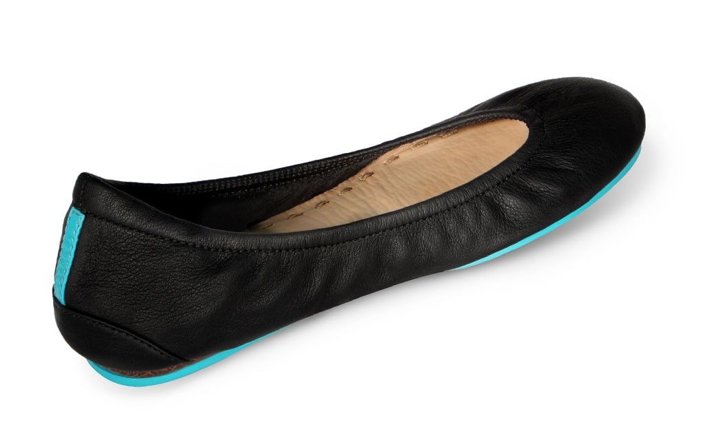 Tieks Matte Black Ballet Flats