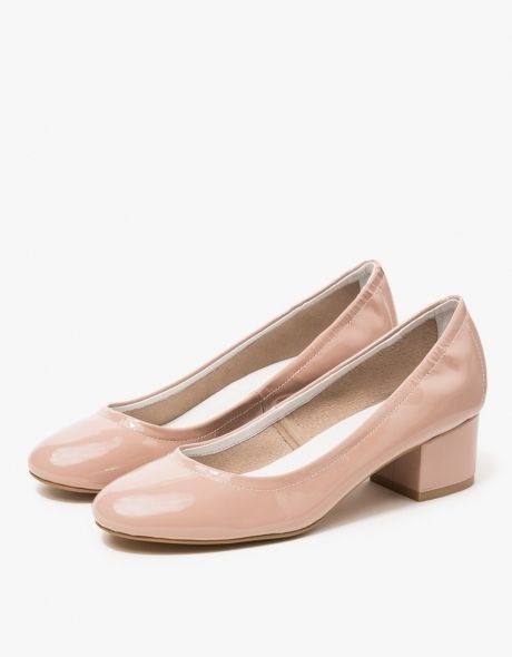 Jeffrey Campbell Bitsie Pump in Taupe Patent