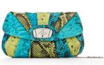 Henri Bendel Turn Me On Snake Clutch