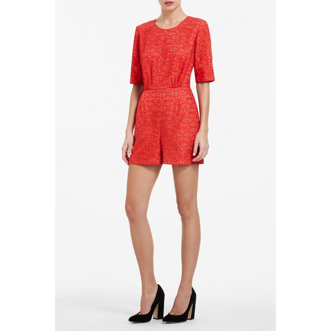 BCBGMAXAZRIA Haile Lace Jumpsuit