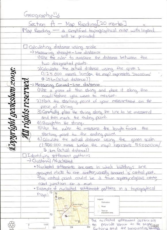 Geography Notes -- Page 1 =)