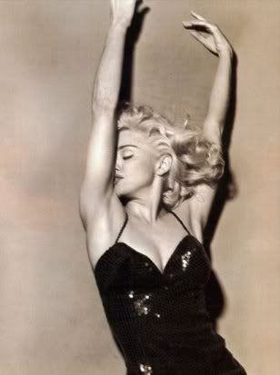 Madonna recreates the Monroe/Halsman 'Jump', 1990