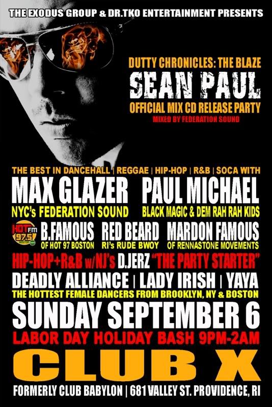 Rhode Island Flyer Front Labor Day