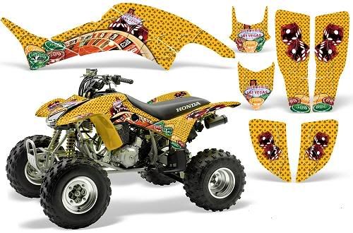 Honda 300ex Graphics Kit. Honda TRX 300EX Vegas Baller