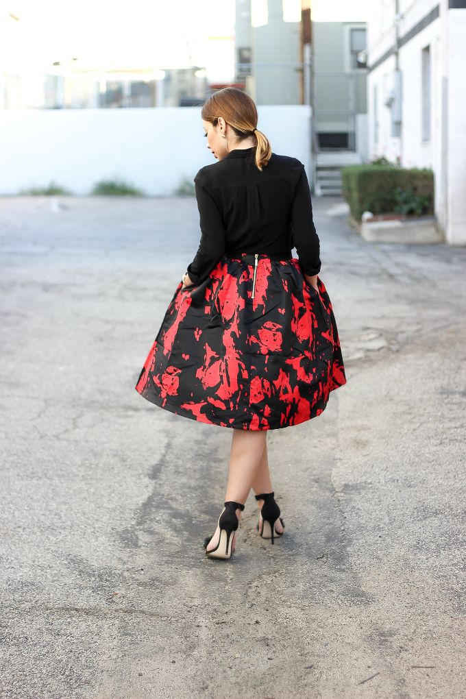 Stiletto Beats, dailylook, elite box, lucy paris, just fab, new years eve, ootd, los angeles blogger, photo red_full_midi_skirt_dailylook_stilettobeats_ootd_6_zps2d042d07.jpg