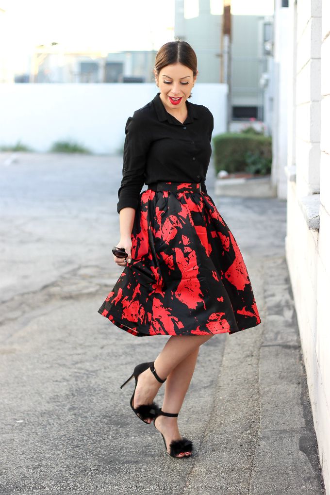 Stiletto Beats, dailylook, elite box, lucy paris, just fab, new years eve, ootd, los angeles blogger, photo red_full_midi_skirt_dailylook_stilettobeats_ootd_zpsa07d2503.jpg
