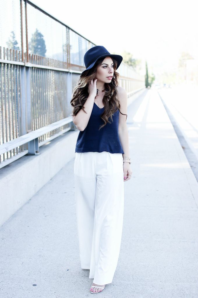 Stiletto Beats, shop tobi, tobi, white wide leg pants, azaleasf, shop prima donna, retrosuperfuture, ootd, los angeles blogger, photo whitewidelegpants_navyhat_azalea_tobi_stilettobeats_2_zpsltccr0w4.jpg