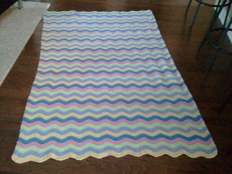 Neat Ripple Afghan ripple afghan