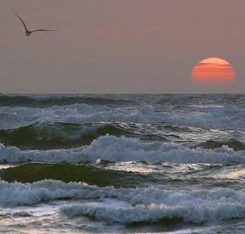 ocean sunset photo: ocean and sunset ocean.jpg