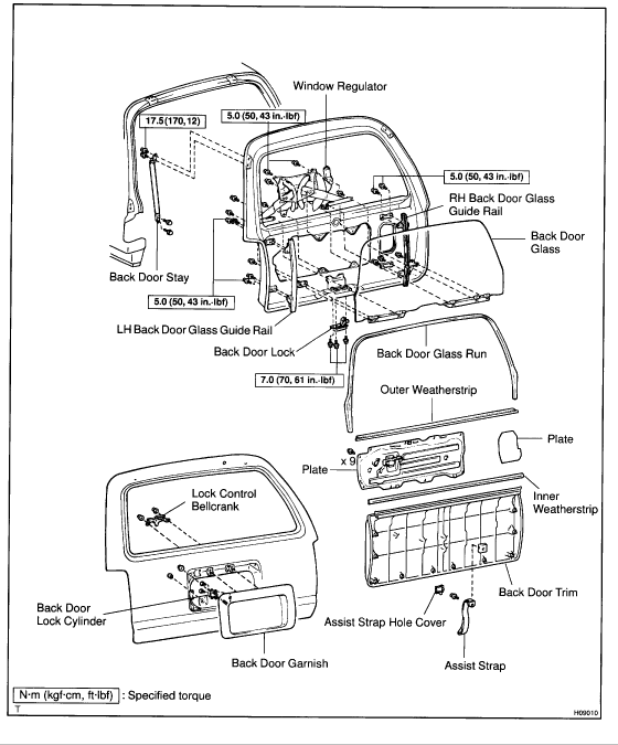 2005 toyota tundra truck interior parts diagram #7