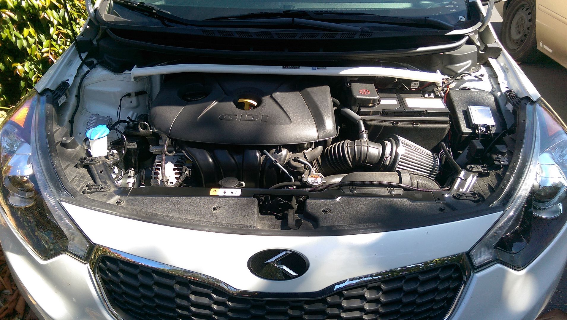 Ultra Racing front strut brace installed Kia Forte Forum