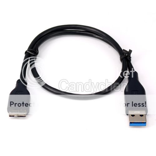 USB 3.0 Cable Cord For Seagate Backup Plus Slim Portable External Hard