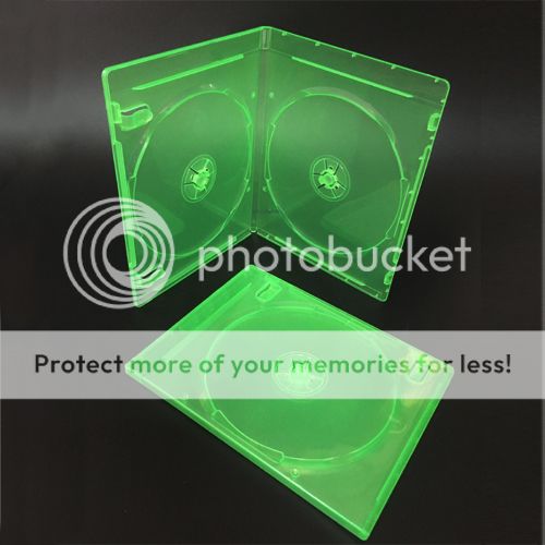 2Pcs Replacement Empty Double Game CD DVD Box Case For Microsoft Xbox