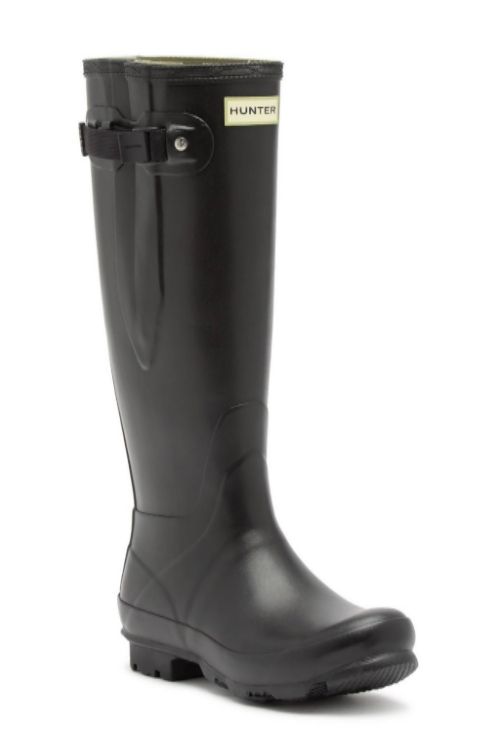 Hunter Norris Field Adjustable Rain Boots for Wide Calves