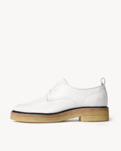 Rag and Bone Victor Crepe Derby Shoe in white