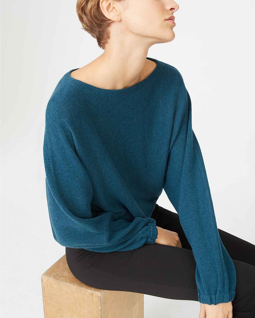 Club Monaco Mogan Sweater in Petrol Blue