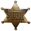 Risk players Sheriff badge