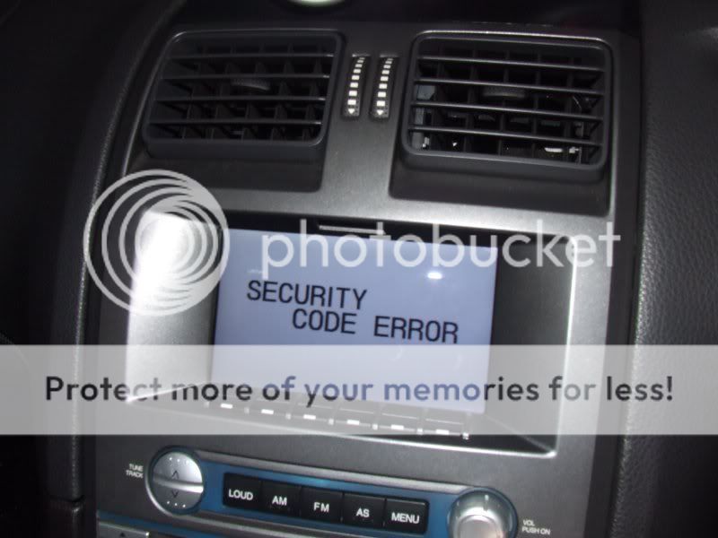 Icc - Security Code Error - Audio/Visual Workshop - Ford XR6 Turbo.com