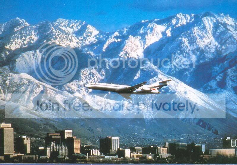 Salt Lake City and Wasatch Mountains